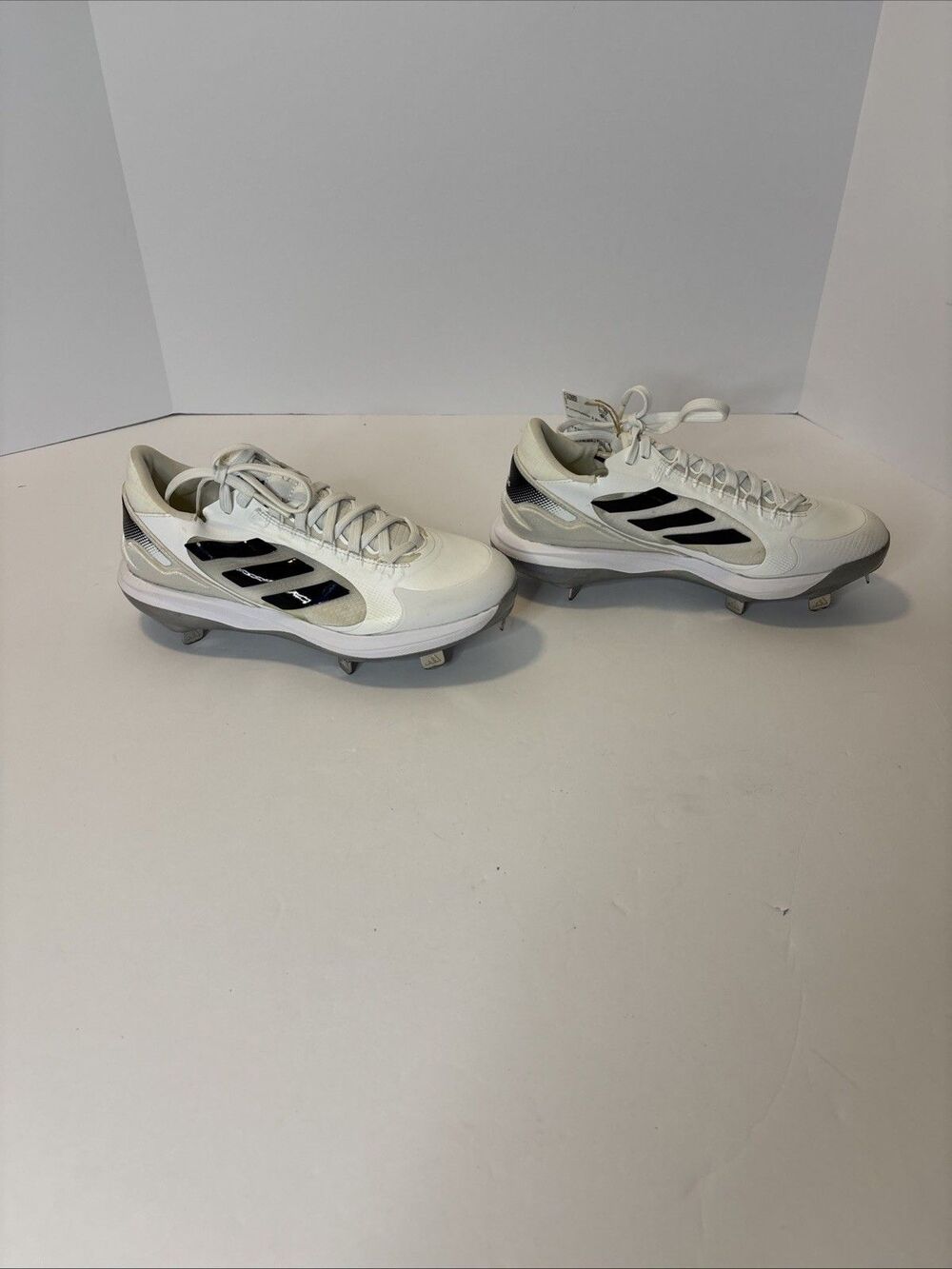 Adidas PureHustle 2 Elite Metal Womens Softball Cleats, White Silver,  Sz 8 NWT
